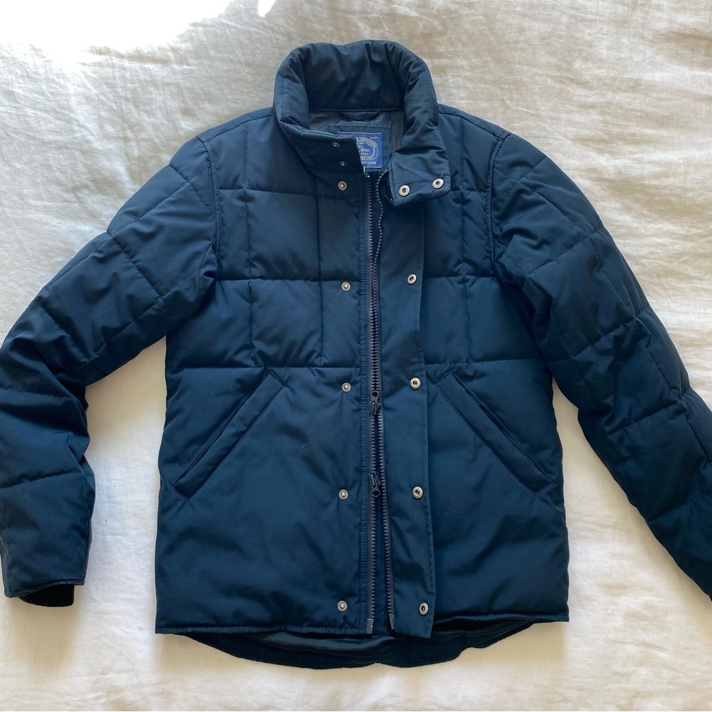 J Crew NORDIC
QUILTED JACKET Puffer Navy Extra Small